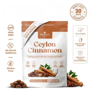 Organic Ceylon Cinnamon (True Cinnamon) with MCT Oil