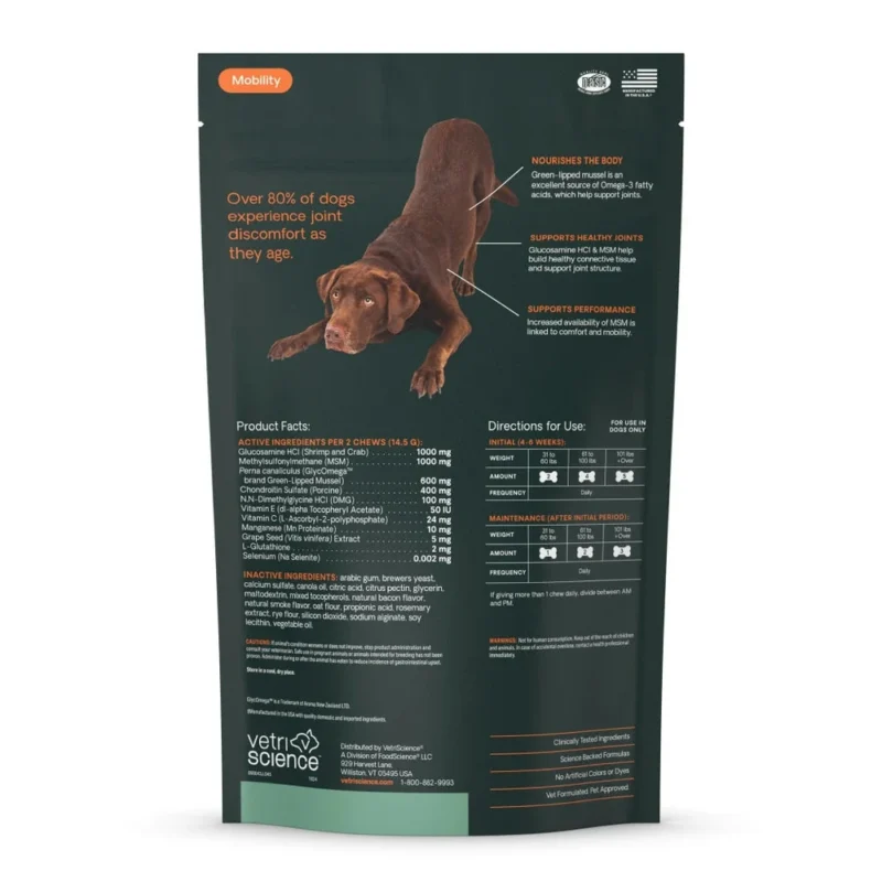 GlycoFlex Plus Bacon Hip and Joint Chews-8