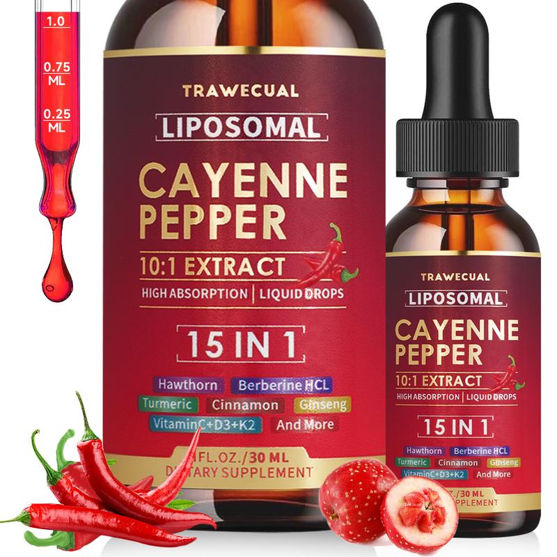 15-in-1 Liposomal Cayenne Pepper Drops