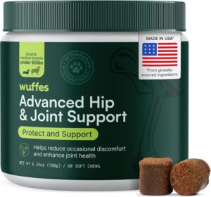 Wuffes Advanced Hip & Joint Chews for Small & Medium Dogs