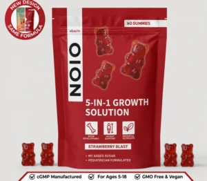 Kids' Bone Support Gummies - Calcium, Vitamin D3 & K2 for Growing Kids